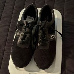 Cole Haan Black Shoes with Silver Details
